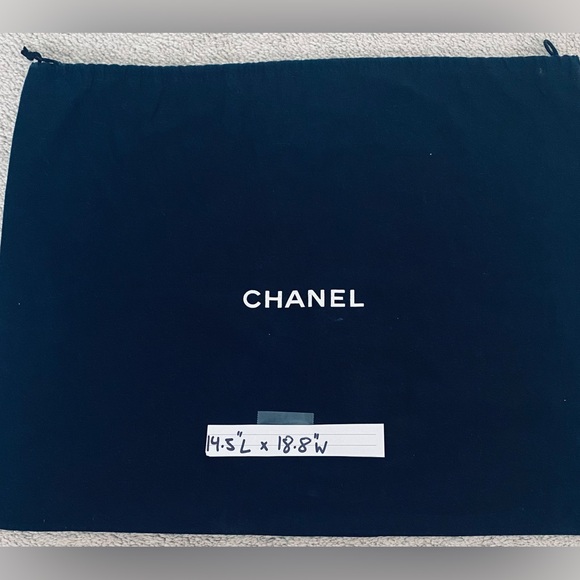 CHANEL Handbags - CHANEL Black Dust Bag Chanel Large Med Dust Bag Wallet Mini Bag Chanel Dustbag
